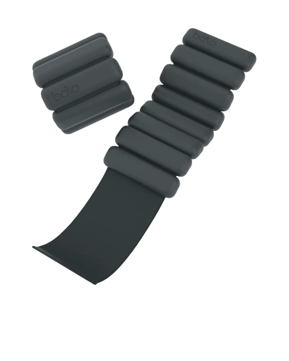 Bala Bangles Enkel- en Polsgewicht - Charcoal/Grijs