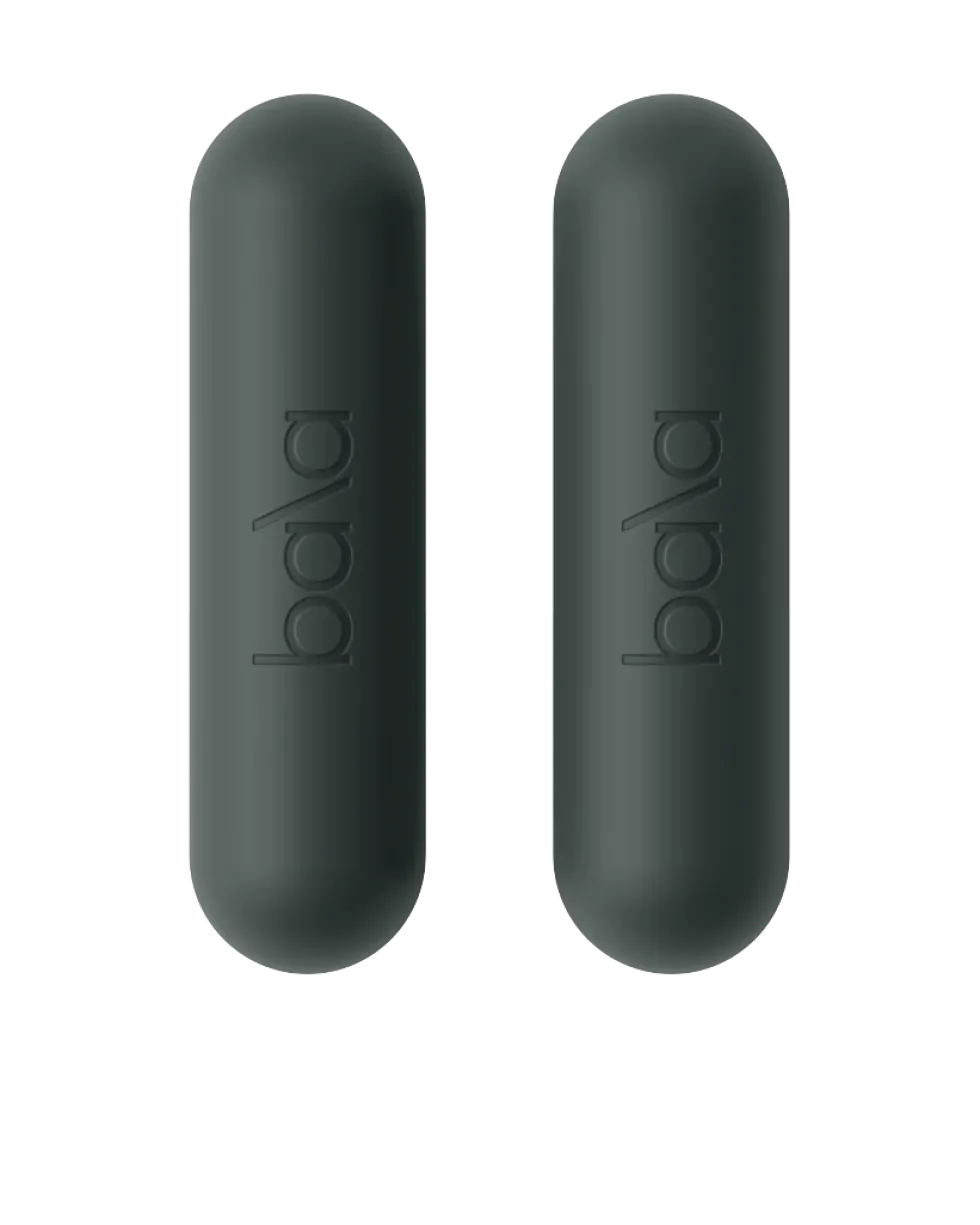 Bala Bars Dumbbells - 2 x 1 kg - Charcoal/Grijs