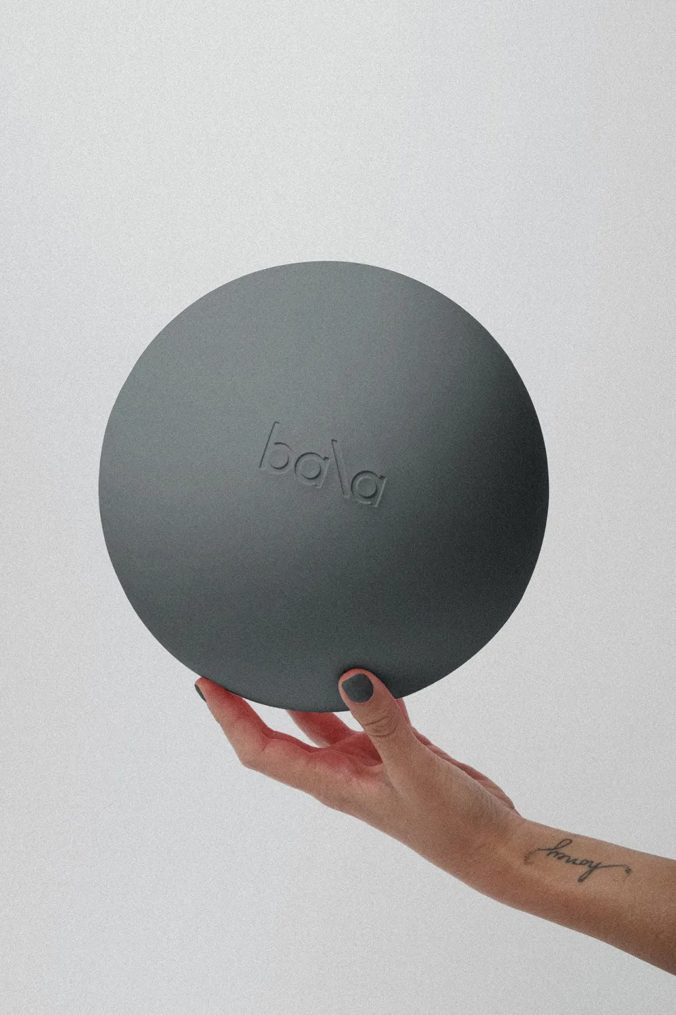 Bala Pilates Ball - Non-Weighted - Charcoal/Grijs