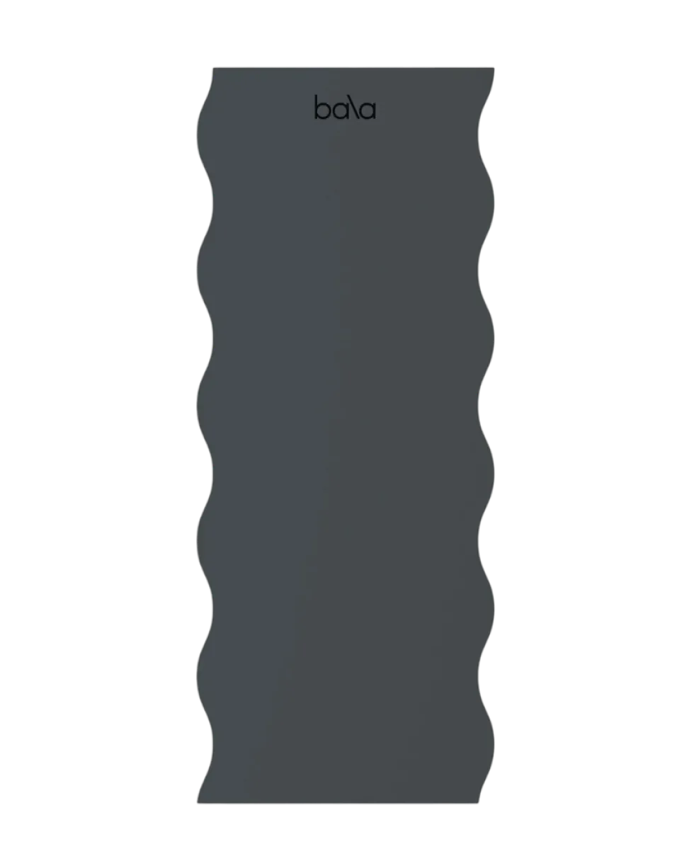Bala The Wavy Mat - Yogamat - Charcoal/Grijs