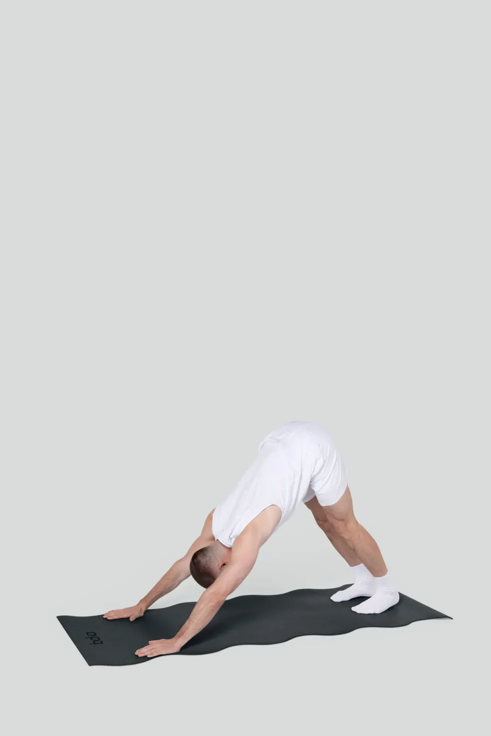 Bala The Wavy Mat - Yogamat - Charcoal/Grijs