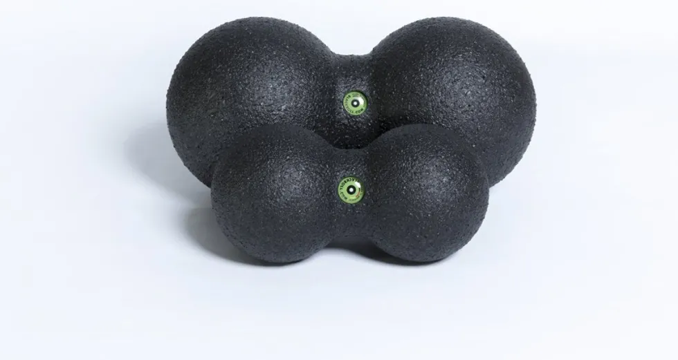 Blackroll Duoball - 12 cm - Zwart