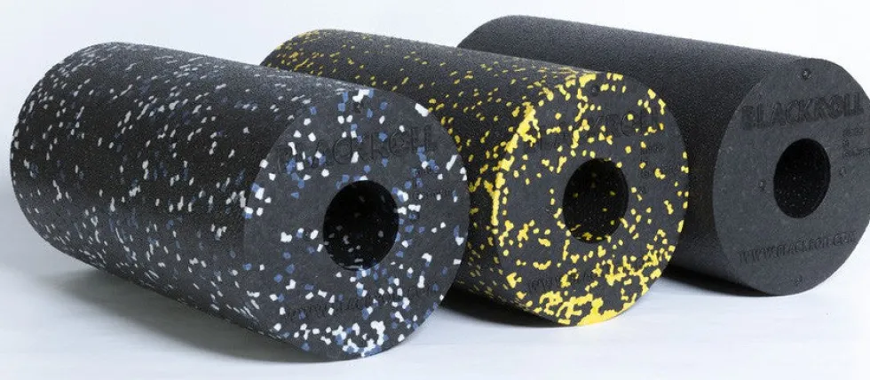 Blackroll Standard Foam Roller - 30 cm - Zwart/Geel