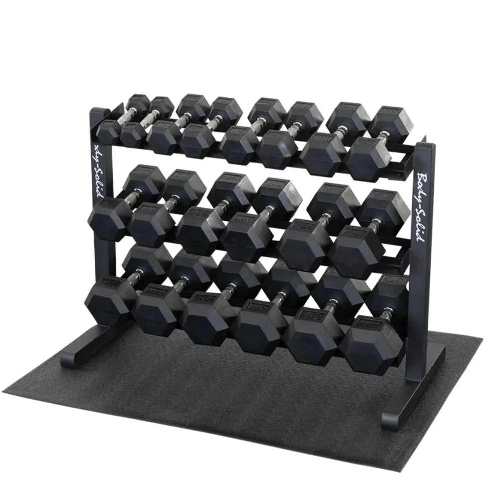 Body-Solid GDR363B 3-Laags Dumbbell Opbergrek