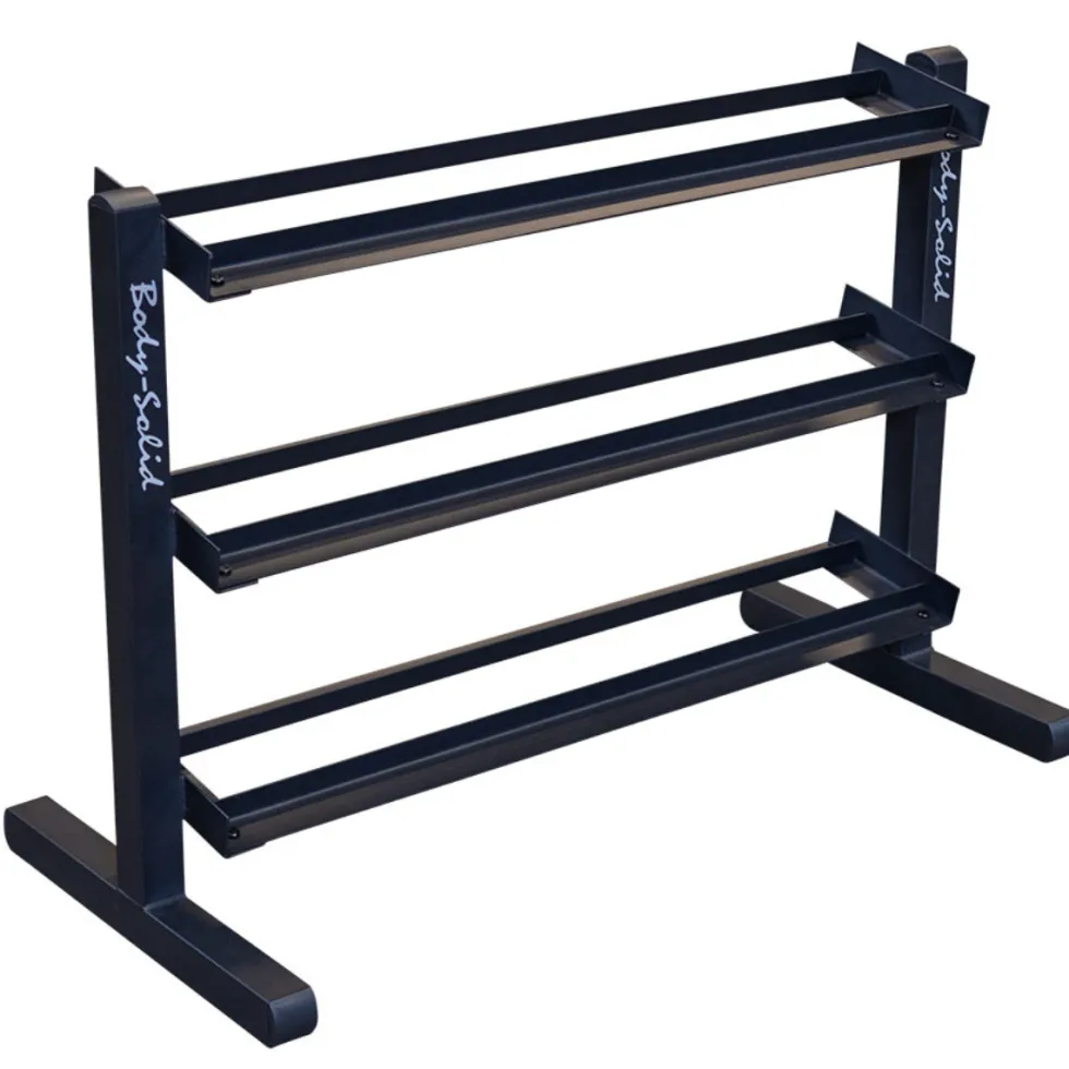 Body-Solid GDR363B 3-Laags Dumbbell Opbergrek