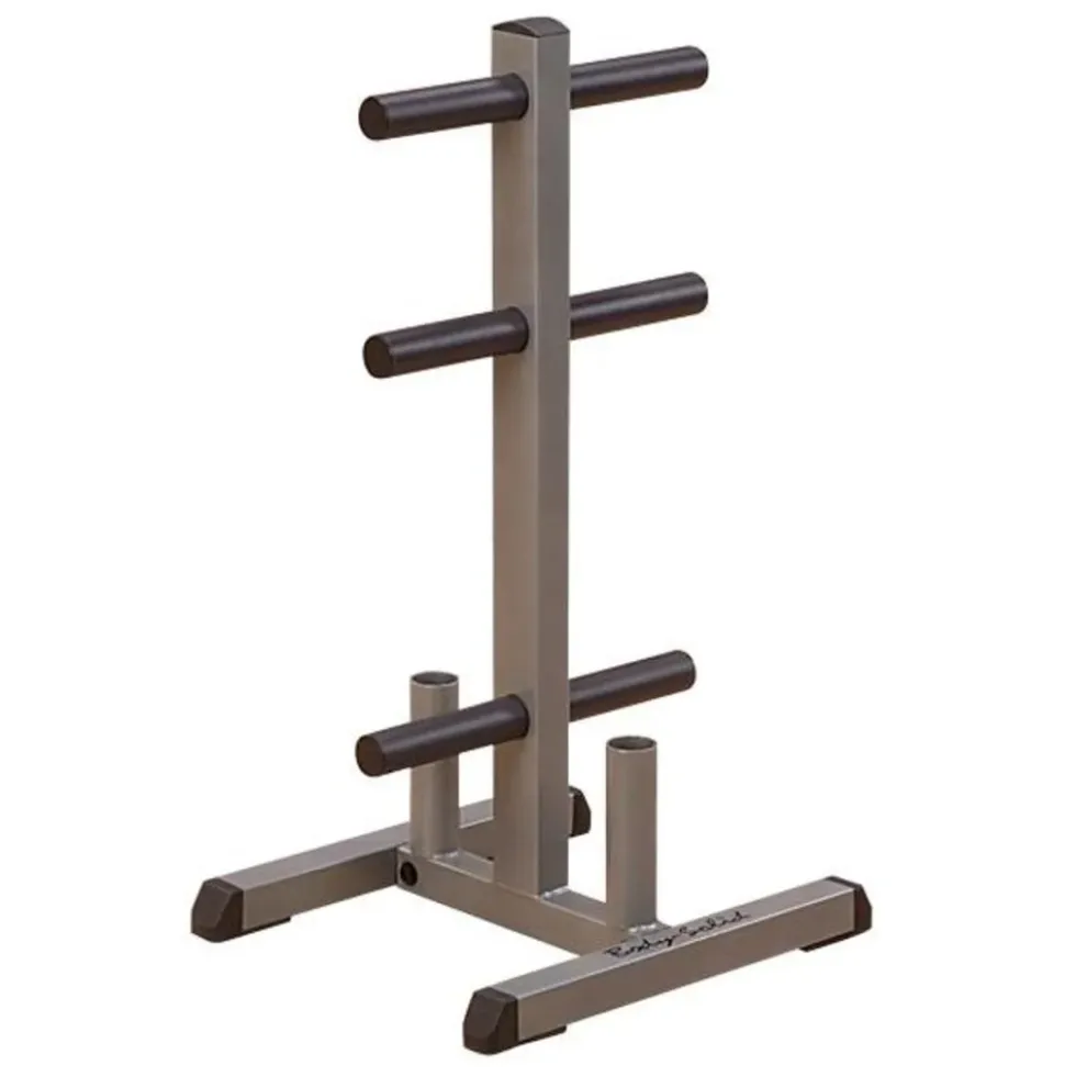 Body-Solid GOWT Olympic Plate Tree & Bar Holder - Opbergsysteem