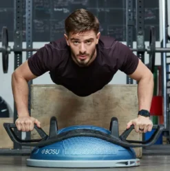 Bosu Helm / Push-Up Bar - Zwart
