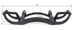 Bosu Helm / Push-Up Bar - Zwart