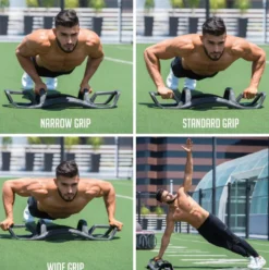 Bosu Helm / Push-Up Bar - Zwart