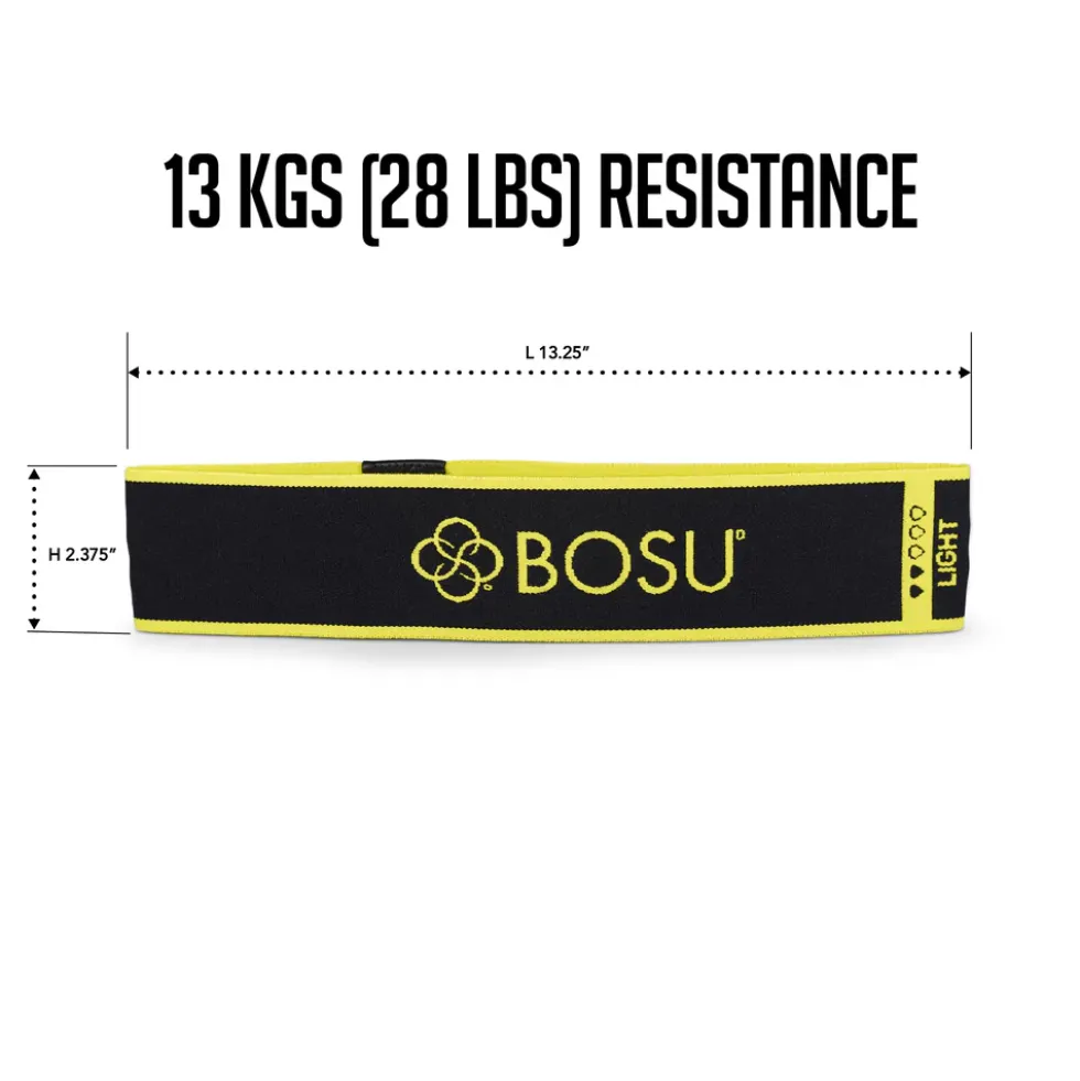 Bosu Weerstandsband - Fabric Resistance Bands - Licht - Geel