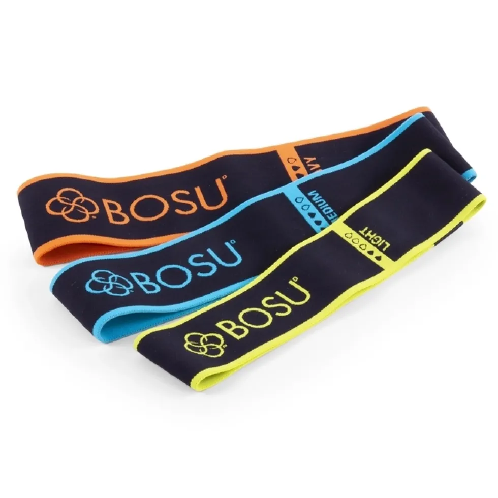 Bosu Weerstandsband Set - Fabric Resistance Band Pack - Set van 3