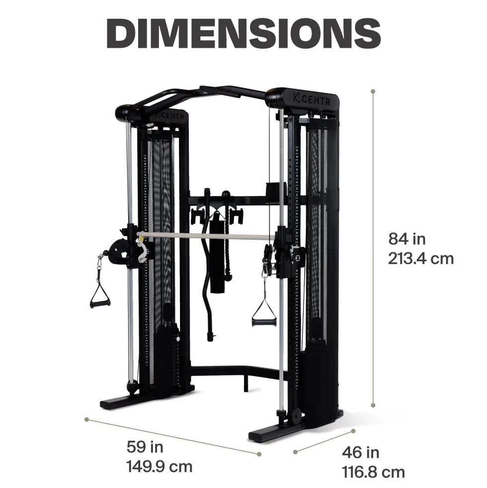 Centr 3 Home Gym - Functional Trainer met Smith Machine
