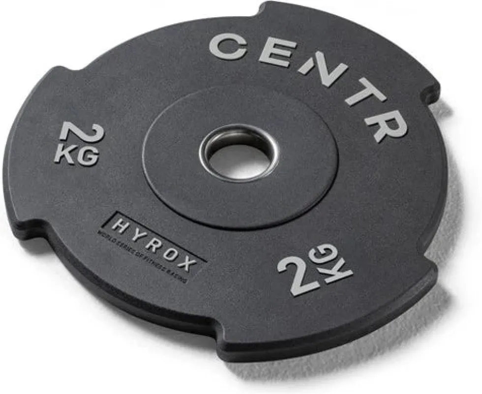 Centr x Hyrox Top Bumper Plate - 2 kg
