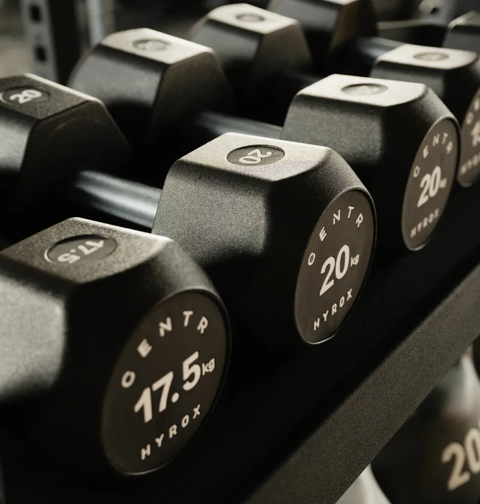 Centr x Hyrox Urethane Hexagon Dumbbell - 5 kg