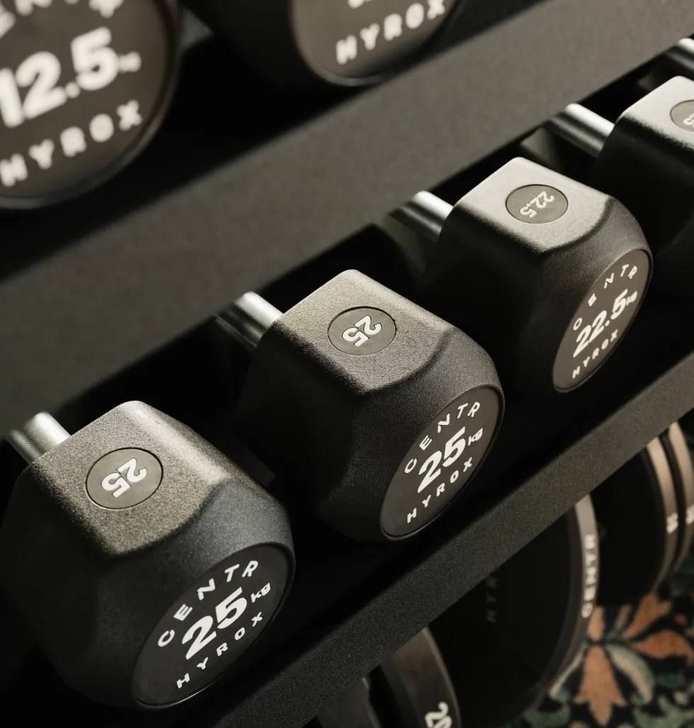 Centr x Hyrox Urethane Hexagon Dumbbell - 5 kg