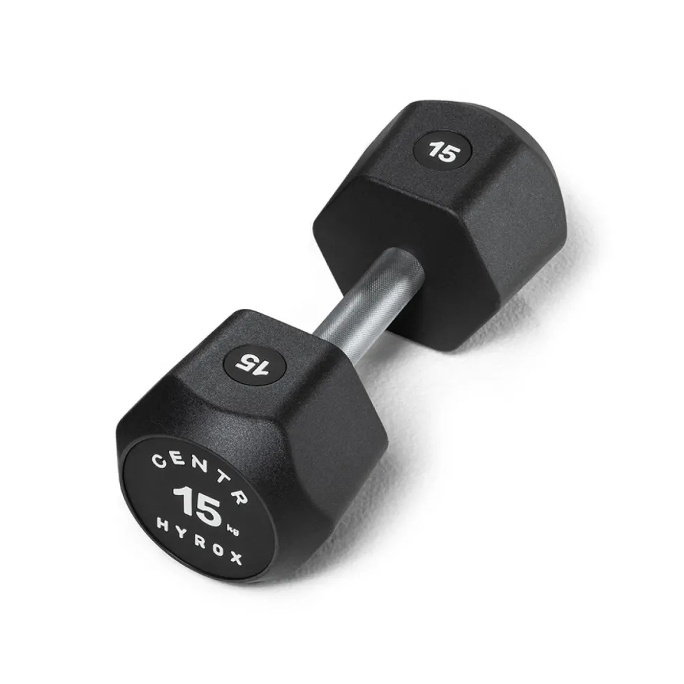 Centr x Hyrox Urethane Hexagon Dumbbell - 15 kg