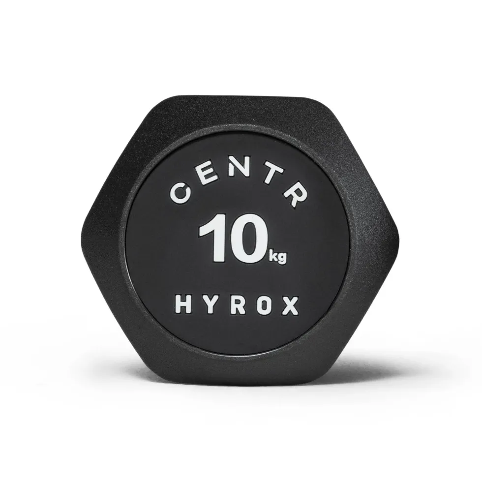 Centr x Hyrox Urethane Hexagon Dumbbell - 10 kg