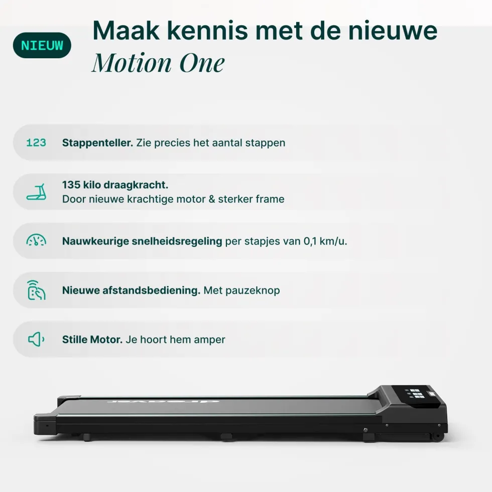 Dreaver Motion One Walkingpad - met Stappenteller