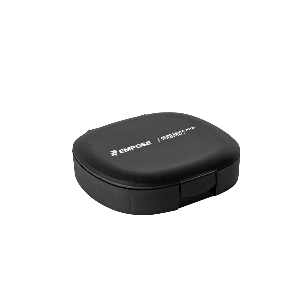 Empose Nutrition Pillbox - Pillendoosje voor Supplementen - Zwart