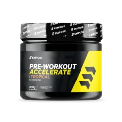 Empose Nutrition Pre-Workout Accelerate - Cafeïnevrij - 360 gr - Tropical