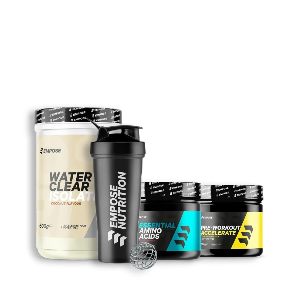 Empose Nutrition Starter Pack - Water Clear Tropical - Cherry - Tropical Caffeine Free