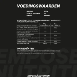 Empose Nutrition Whey Protein - Eiwit Poeder - Banaan - 908 gram