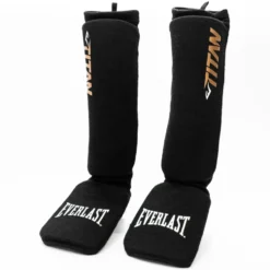 Everlast Titan Instep Scheenbeschermers - Zwart