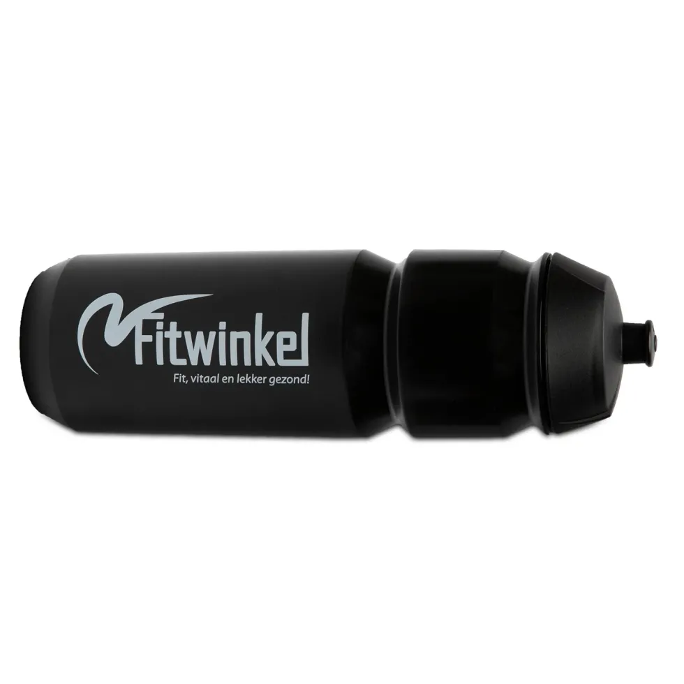 Fitwinkel Bidon - 750 ml - Zwart