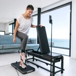 Flow Fitness DSG100i met Perform Fitnessbank - Smart Home Gym - Krachtstation