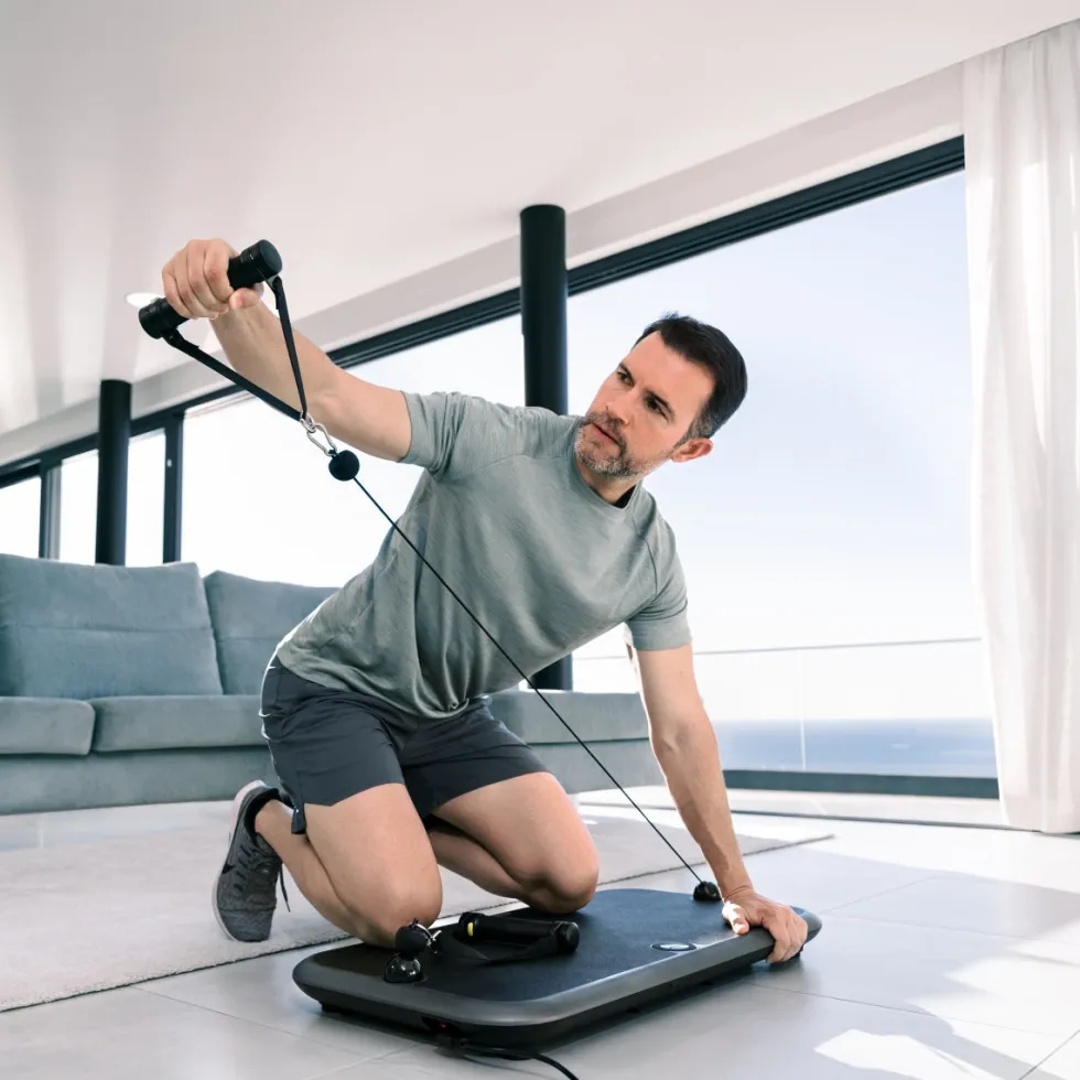 Flow Fitness DSG200i - Smart Home Gym - Krachtstation - 90 kg - Inclusief Gratis App