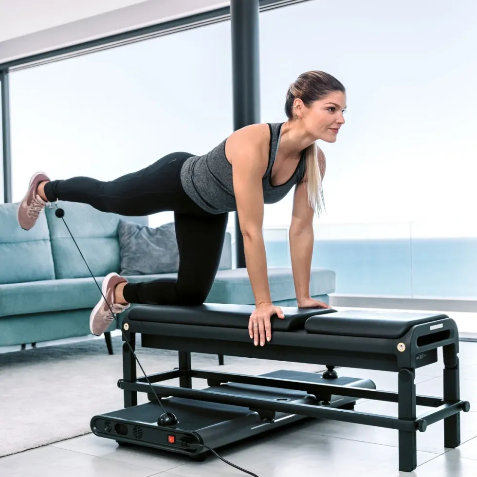 Flow Fitness Perform G1i met Perform Fitnessbank - Smart Home Gym - Krachtstation