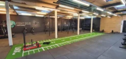 Flow Fitness Rubberen Tegel - 100 x 100 cm - Inclusief Connector