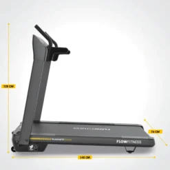 Flow Fitness Runner DTM400i Loopband - 99% Voorgemonteerd - Zwart