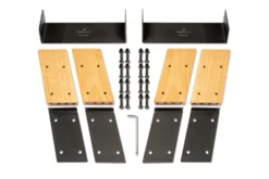 Flow Fitness W9i Elevation Kit Oak - Roeitrainer Verhogingsset