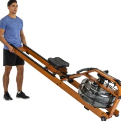 Fluid Rower Viking 3V Roeitrainer - Donker Eiken