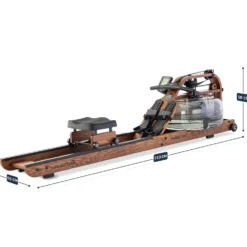 Fluid Rower Viking 3 XL Roeitrainer - Walnoot