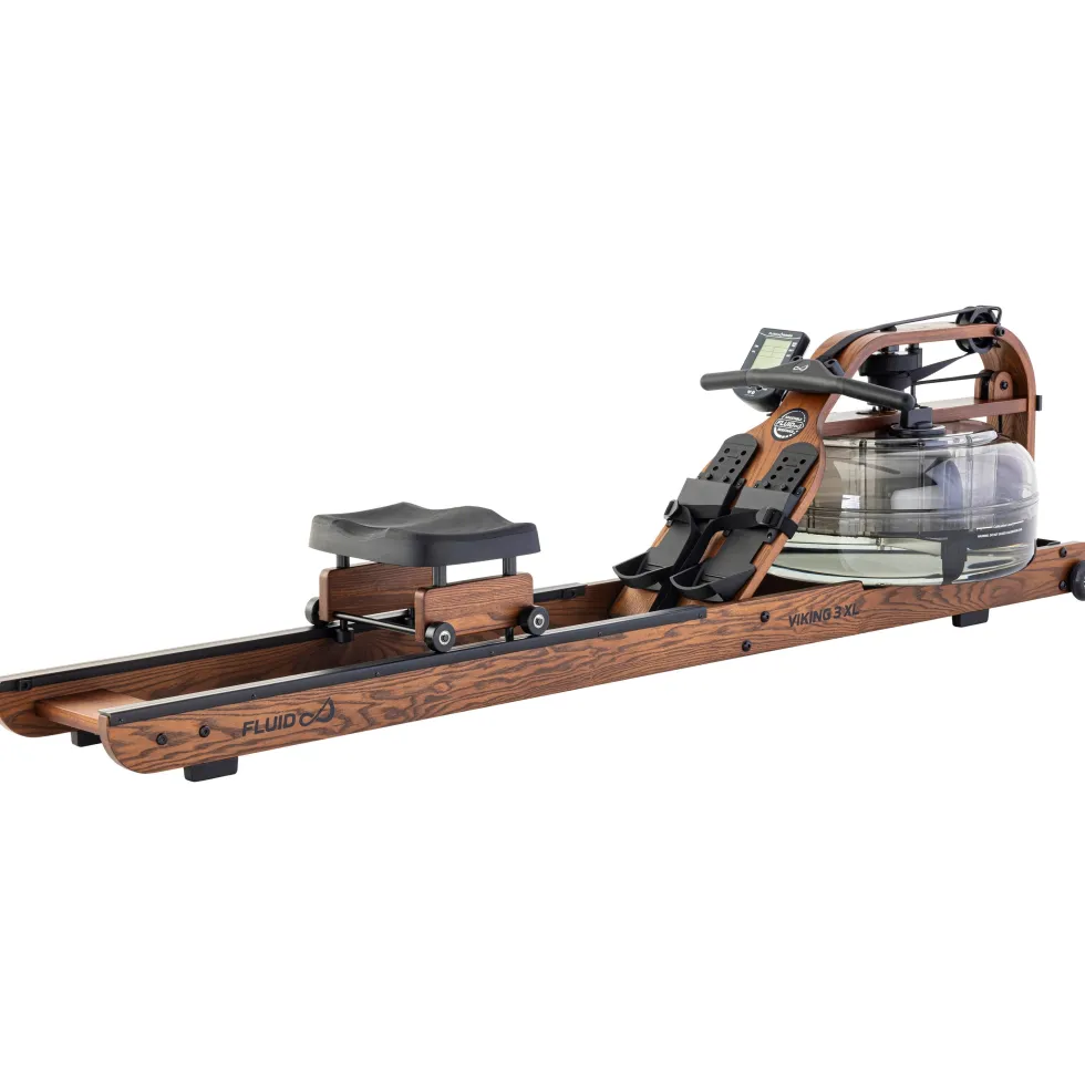 Fluid Rower Viking 3 XL Roeitrainer - Walnoot