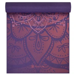 Gaiam Premium Metallic Yogamat - 6 mm - Athenian Rose