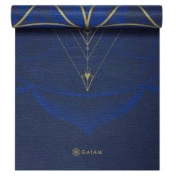 Gaiam Reversible Yogamat - 6 mm - Metallic Sun & Moon