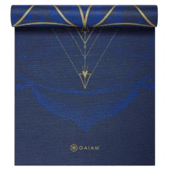 Gaiam Reversible Yogamat - 6 mm - Metallic Sun & Moon
