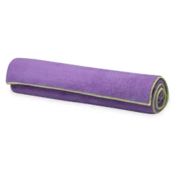 Gaiam Stay Put Yoga Handdoek - Purple