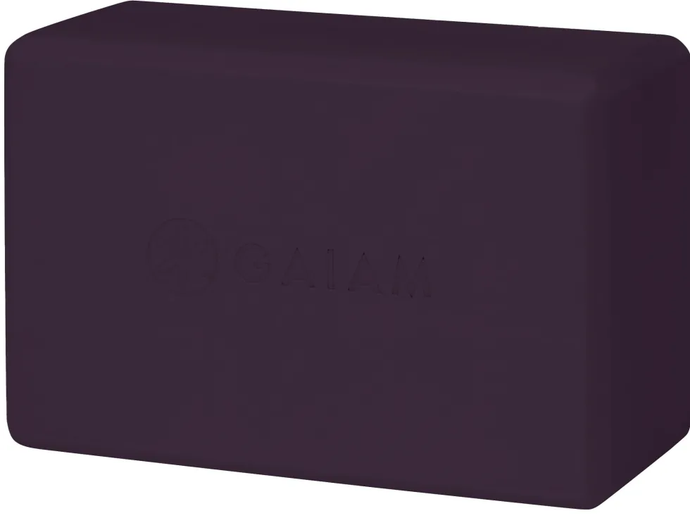Gaiam Yoga Blok - Midnight Plum