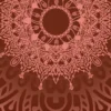 Gaiam Yoga Mat - Intense Rust Sundial Layers - 5 mm