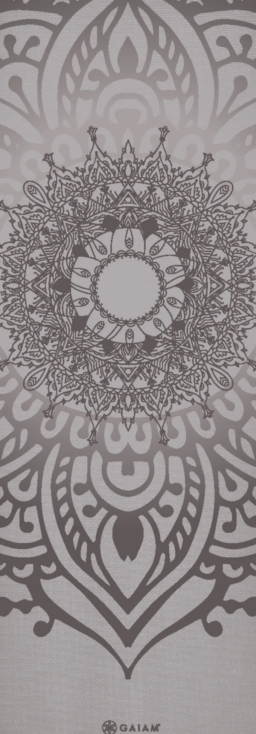Gaiam Yogamat - Sustained Grey Sundial Layers - 5 mm