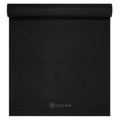 Gaiam Yoga Mat - Zwart - 4 mm