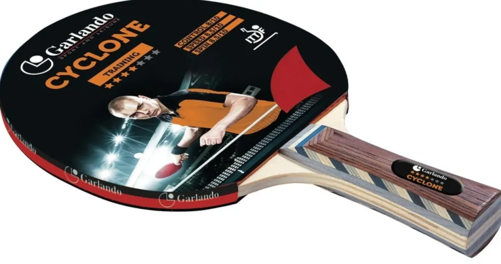 Garlando Cyclone Tafeltennis Bat - 4 Star - Bat voor training