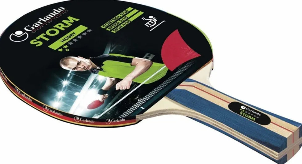 Garlando Storm Tafeltennis Bat - 2 Star - Bat voor Hobby