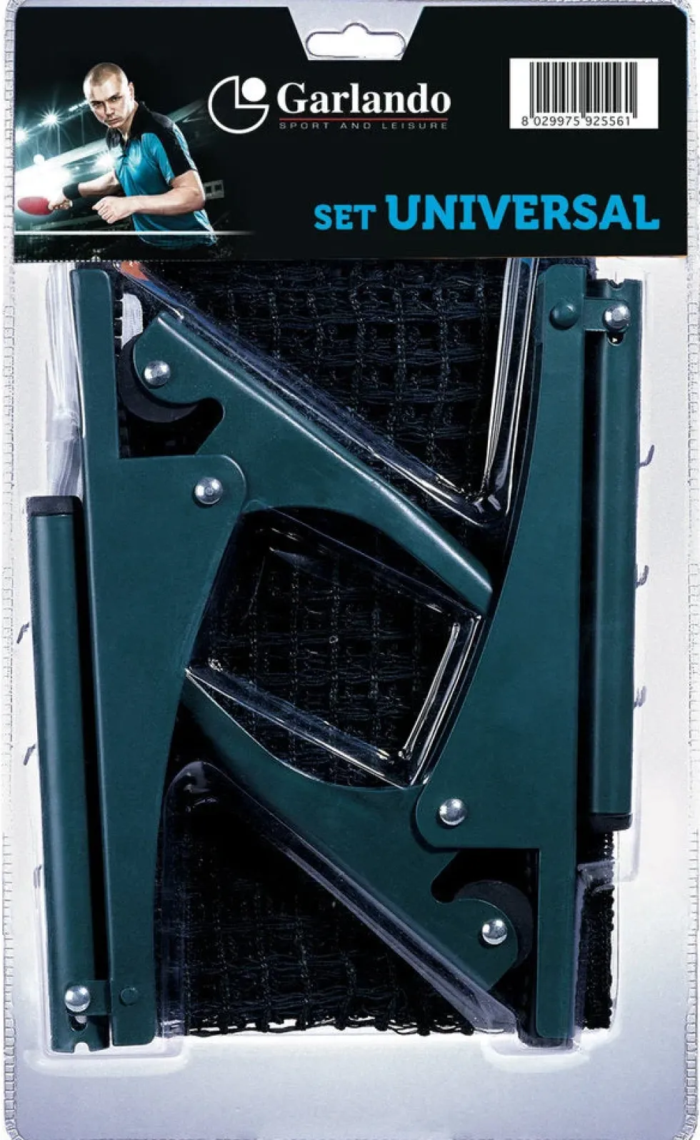Garlando Universeel Pingpong Net met Clip-on Palen Set