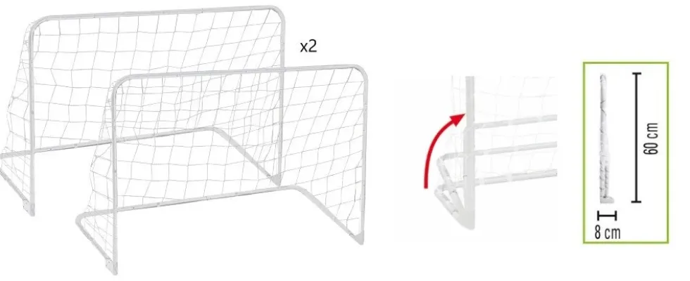 Garlando Voetbaldoeltjes Set Train & Score