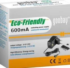 Goobay EcoFriendly Universele Adapter 600mA